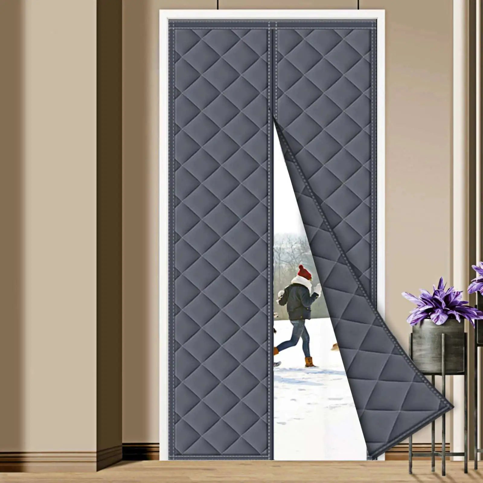 Winter Magnetic Door Curtain